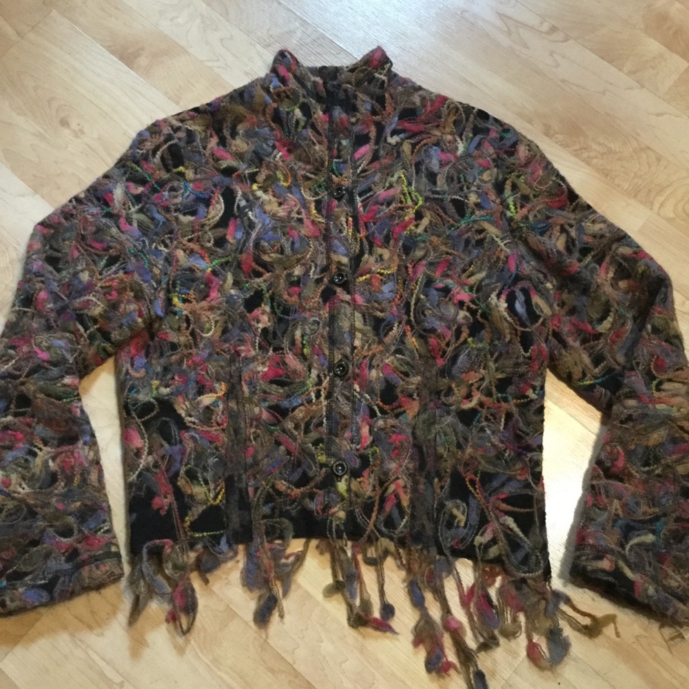 Cute, Unique and Quirky Canvasbacks Yarn Sweater.